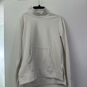 Under Armour White Pullover High Neck Fleece